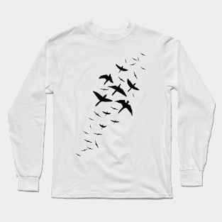 Black Birds Long Sleeve T-Shirt